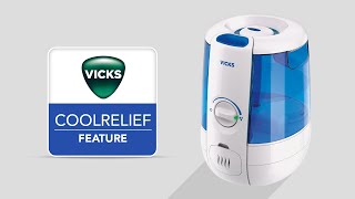 Vicks Cool Relief Humidifier VUL600 - Features