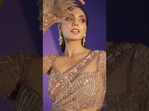 VE BT-372 Heavy Nylon Butterfly Net Wholesale Fancy Saree – product video thumbnail