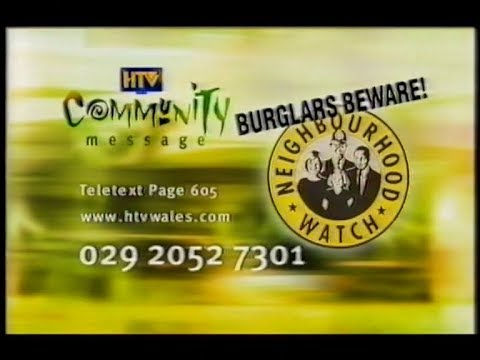 HTV Adverts, Community Message and Continuity - Thursday 14 June 2001 (2)