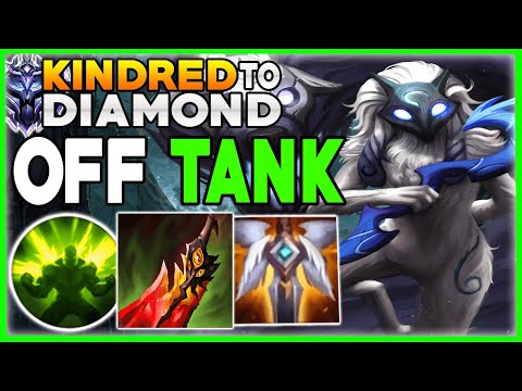 NEW OFF TANK KINDRED BUILD DOES CRAZY DAMAGE AND TAKES NONE! KINDRED TO DIAMOND - League Of Legends