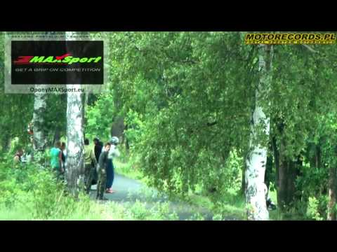 BIG JUMP and BIG CRASH !!   26 Rajd Karkonoski 2011   Tomasz Sawicki   Peugeot 206 RC