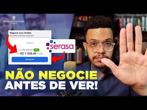 , title : 'NÃO NEGOCIE A SUA DÍVIDA NO SERASA ANTES DE VER ESTE VÍDEO | nome negativado no Serasa'