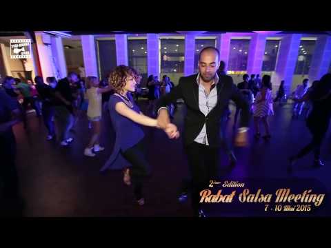 Talal & Isabel Freiberger - salsa dancing @ RABAT SALSA MEETING 2015