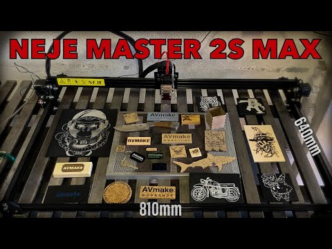 NEJE MASTER 2S Max (A40640 Module) Laser Engraver  |Unboxing|Setup|Testing|