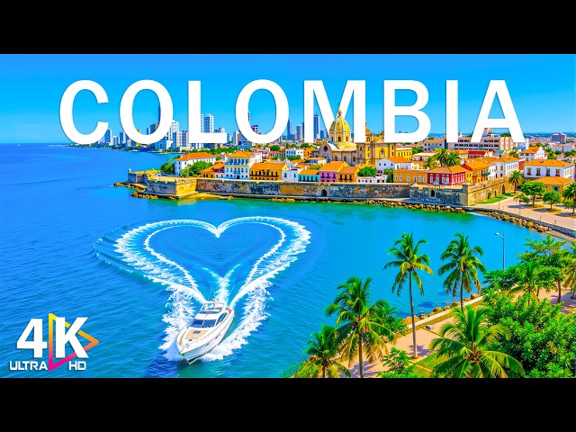 Colombia 4K 🇨🇴 Luxury Coastal Escape – Colorful Caribbean Cities & Aerial Journey SDDEFAULT Thumbnail