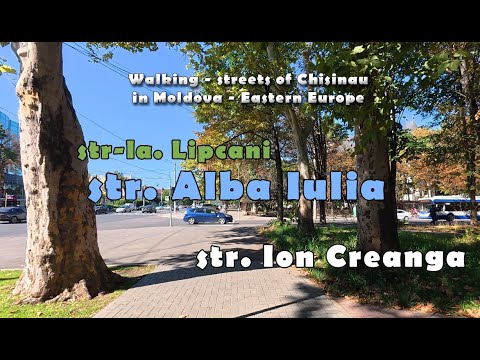 Ion Creanga, Alba Iulia Streets Buiucani #walking #mims 155 #Chisinau #Moldova Sep 23