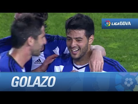 Golazo de falta de Vela (3-0) en el Real Sociedad - Levante UD
