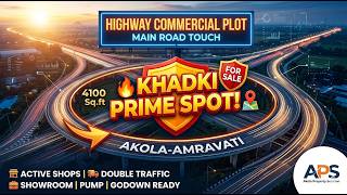  Commercial Land for Sale in Khadki, Akola