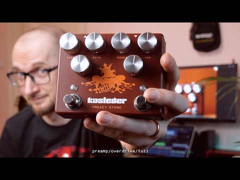 Kasleder FREAKY STONE  bass preamp/overdrive/fuzz pedal DEMO