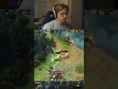 Topson Earth Spirit Gets Hunted by his Spirit Brother #dota2 #topson #highlight