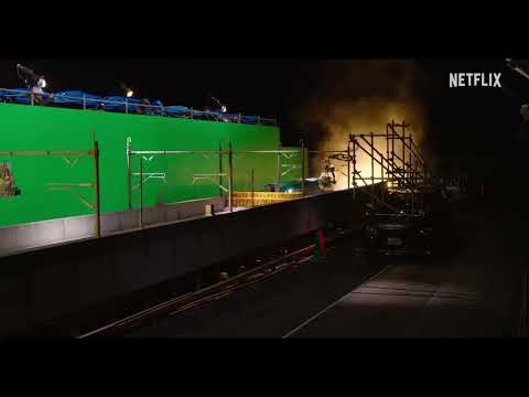 Netflix Bullet Train Explosion - BTS with Raptor Z Pro