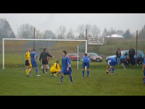 LKS Łęki Strzyżowskie  vs  LKS Nafta Chorkówka 1:2  Gol z Karnego w ostatnich minutach