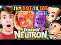 Try Not To Eat Jimmy Neutron McSpanky S Purple Flurp Pizza Monster People Vs Food