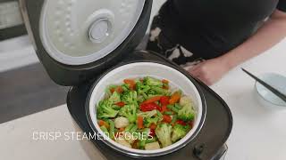 How to Steam Perfect Vegetables | Panasonic SR-DA182 Rice Cooker
