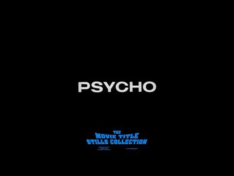 Saul Bass: Psycho (1960) title sequence