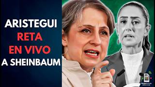 Aristegui challenges Sheinbaum LIVE after leaking explosive audio about tax-related fuel theft | ...