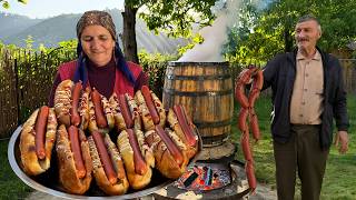 Barrel Smoked Sausages: All Time Best Village Hotdogs!