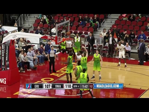 Shevon Thompson posts 14 points & 11 rebounds vs. the Energy