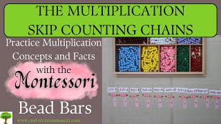 The Montessori Skip Counting Chains- Practice Multiplication Concepts and Facts with the Bead Bars