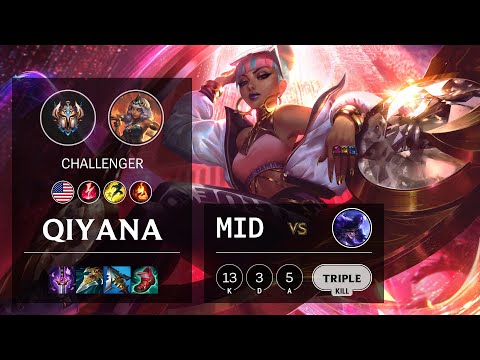 Qiyana Mid vs Ryze - NA Challenger Patch 11.17