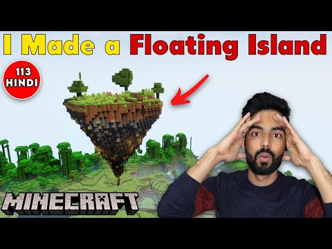 I Made a Floating Island in my Minecraft World - Minecraft Survival Gameplay #113