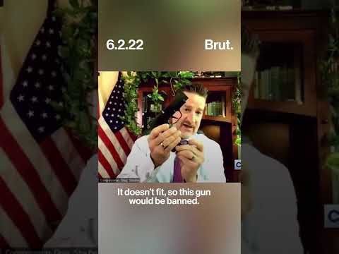 This congressman showed off his personal gun collection at a House hearing about gun legislation.