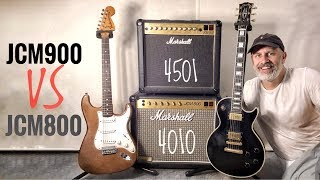 Video thumbnail for JCM800 Vs JCM900 Comparing 2 Classic Marshall Combos with LES PAUL and STRAT! by Johan Segeborn