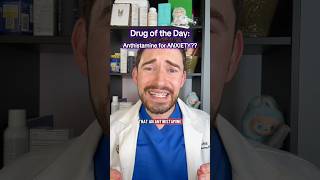 Drug of the Day: Hydroxyzine 💊 Used for anxiety relief, but not first-line. Here’s why! #pharmacist