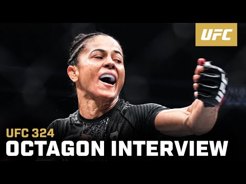 Natalia Silva Octagon Interview | UFC 324