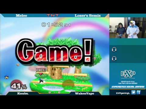 TNT - 9/29/15 - Knubs. (Luigi) vs WakenVape (Peach) - Loser's Semis