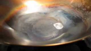 Superheated oil and water - dance of the blobs 