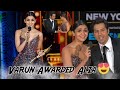 Varun Dhawan Awarded Alia Bhatt For Best Actress Award ️ Aliabhatt Varundhwan