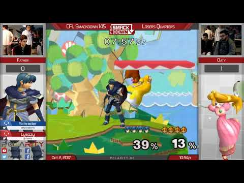 CFL Smackdown 145 Melee - Father (Marth) vs Oaty (Peach) - Losers Quarters