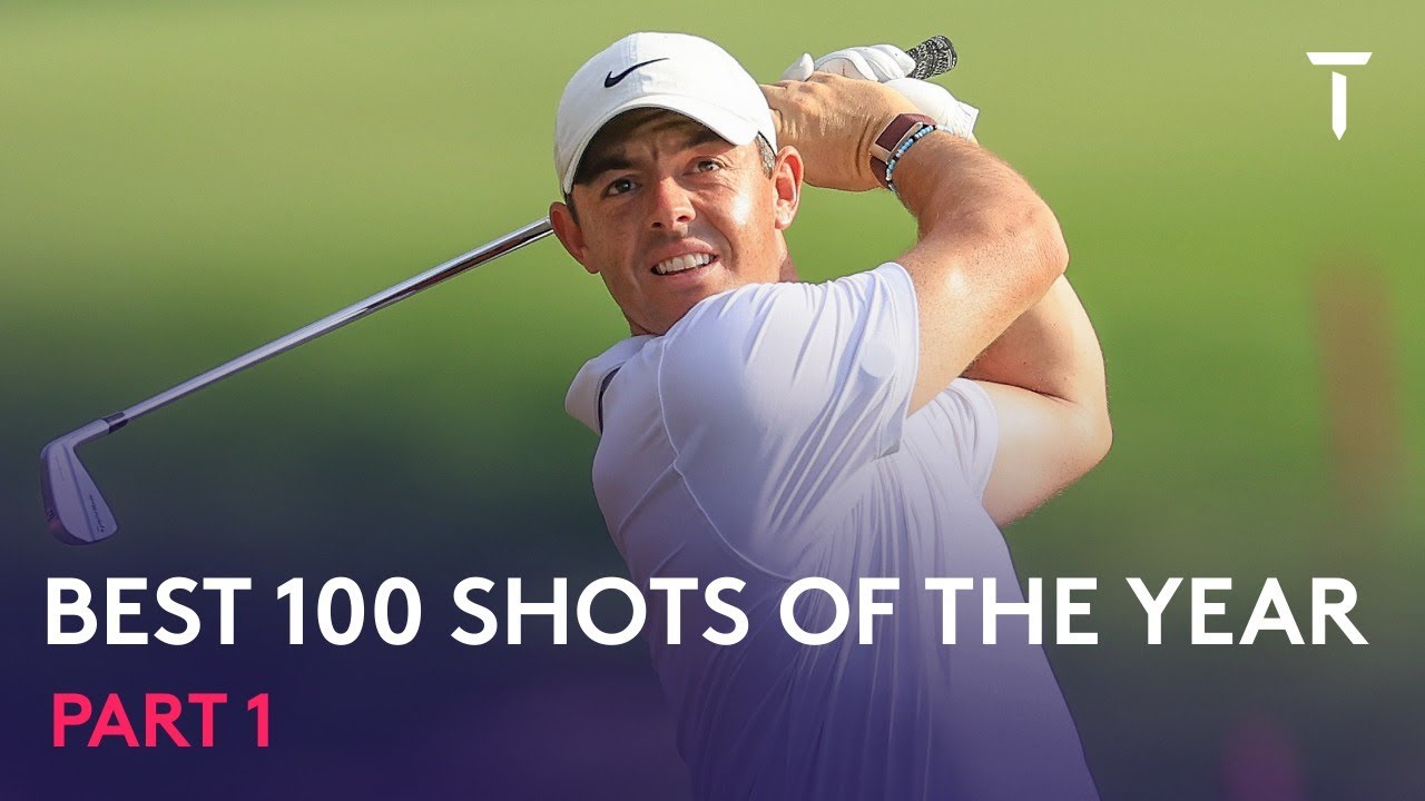 Best 100 Golf Shots Of The Year | Part 1 - YouTube video featuring the word minus