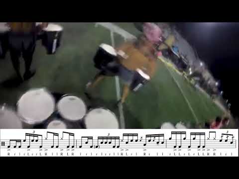 SCV 2018 Drum Feature Tenors Learn the Music