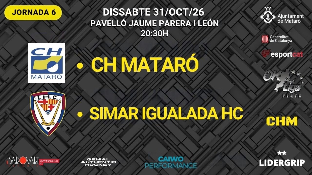 CH MATARÓ vs SIMAR IGUALADA HC