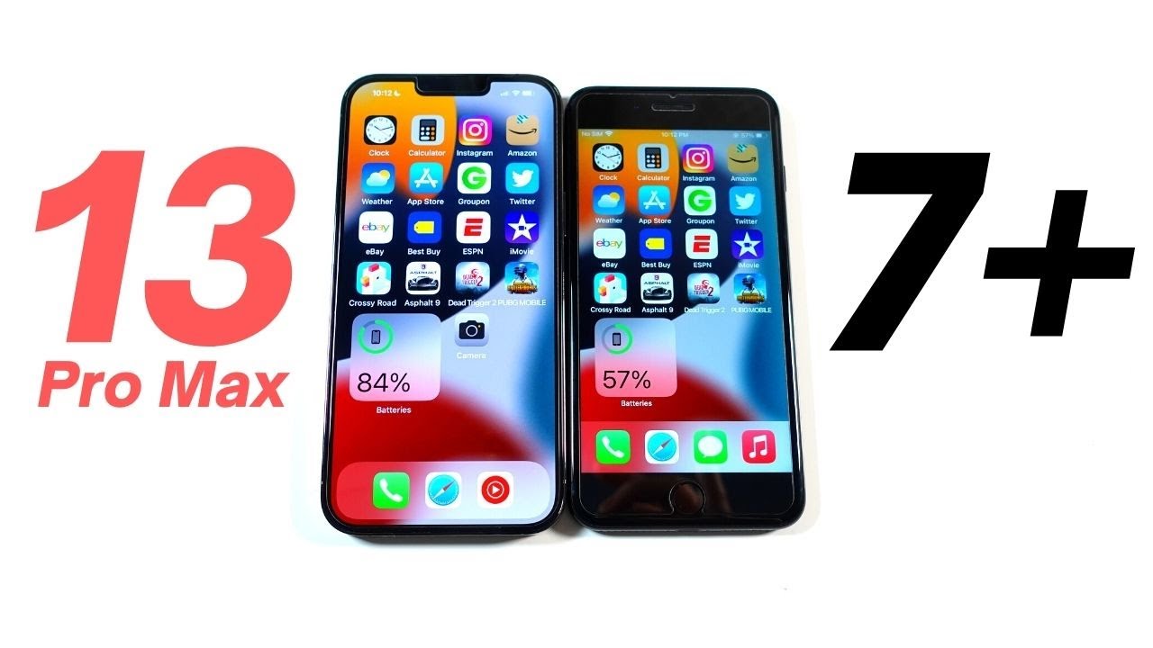 iPhone 13 Pro Max vs iPhone 7 Plus Speed Test!