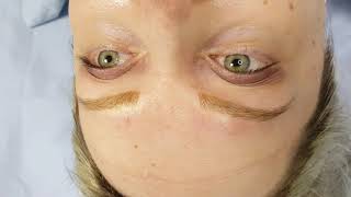 Blonde Eyebrows Microblading by El Truchan @ Perfect Definition