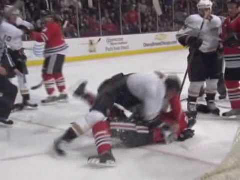Todd Bertuzzi vs Craig Adams Mar 5, 2008