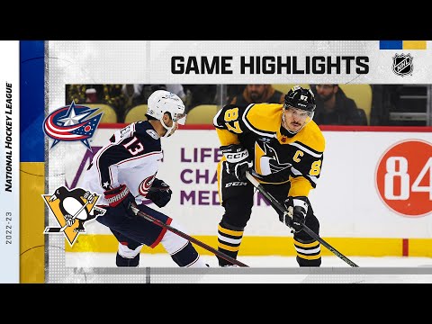 Blue Jackets @ Penguins 12/6 | NHL Highlights 2022