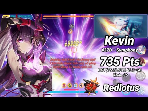 Redlotus D437: Kevin (Symphony) 735 Pts - GD HOT(SS.2) HOTr(S.1) Klein 3* | Honkai 6.4