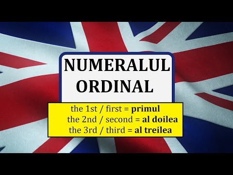Invata engleza | Numeralul ordinal  (primul - the first, al doilea - the second, the third etc)