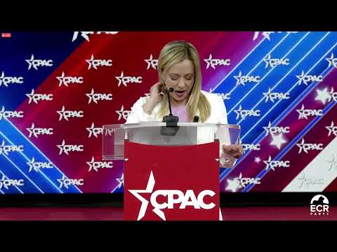 President Giorgia Meloni Speech at CPAC 2022