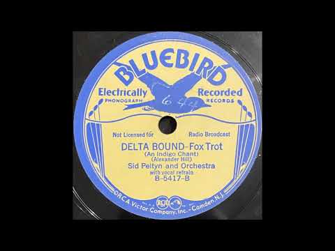 Sid Peltyn & orchestra - Delta Bound (An Indigo Chant) (1934)
