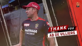 We’ll miss you AB de Villiers  RCB Bold Diaries