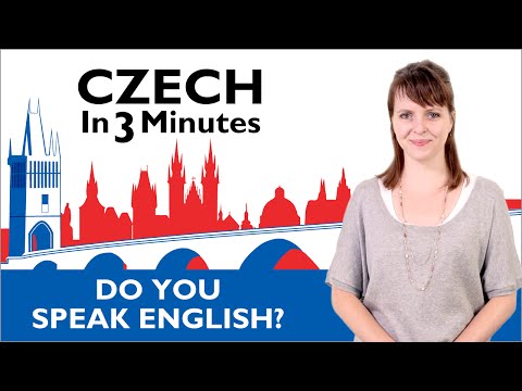 Learn Czech - Do You Speak English? - Czech in Three Minutes