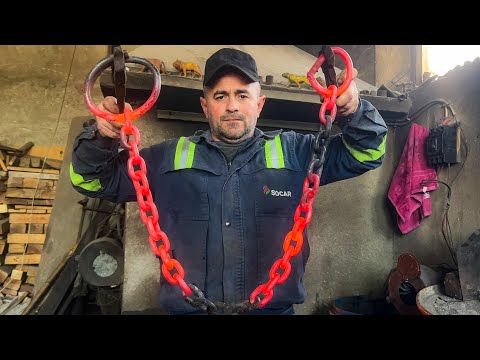 From Scrap to Savage: Turning Old Chains to Razor Knife. Unique Antler Handle!