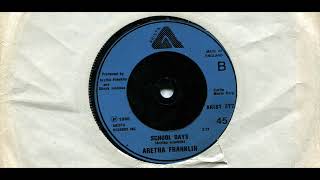 ARETHA FRANKLIN / SCHOOL DAYS / 1980 / B-SIDE/ 7&#39;&#39; VINYL / 80&#39;S