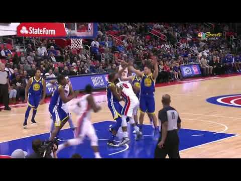 Warriors block party 2017.12.08 - 15 blocked shots