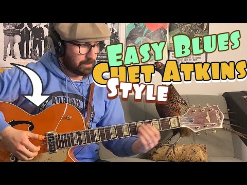 Chet Atkins inspired Blues Guitar Tutorial - Adrian Whyte